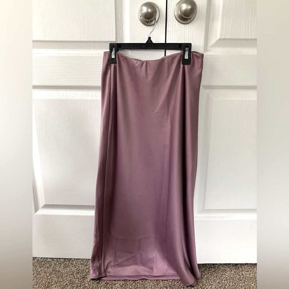Purple slip skirt